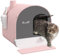 PawHut Bac à litière pour Chat Maison de Toilette pour Chat avec Porte battante, Pelle et Filtre Inclus dim. 43L x 44l x 47H cm - Rose