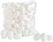 miamiXa 10 bis 500 Stück Eier aus Kunststoff zum aufhängen · weiß · 45 x 60 mm · Großhandelspackung · Ostereier · Plastikeier · Kindergartenpackung · Osterdeko selbst bemalen und verzieren (100)