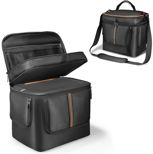 OCXLLEATLY Tragbare Kraftstation Tragetasche Kompatibel mit Jackery Explorer 1000 V2, Reise Schutzhülle für Netzteil, Ladekabel und Zubehör