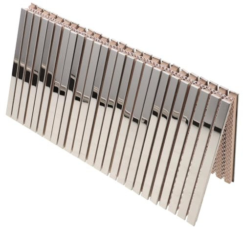 jojofuny Azulejos Largos De Espejo Plateado Decoración De Azulejos De Pared Para Ktv y Bar