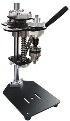 Tischbohrmaschine, Home Kleine Micro Tischbohrmaschine Desktop Mini Tragbare Halterung Desktop AC Präzision DIY Variable Geschwindigkeit Bohrmaschine Tischbohrwerkzeug(ME18K)