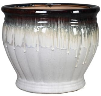 Pflanzentopf für den Innen- und Außenbereich Großer Keramik-Blumentopf for das Wohnzimmer zu Hause, verdickt, modern und einfach, for Pflanzen von Bäumen, vom Boden bis zur Decke, Dekoration for den I