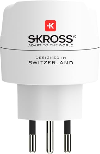 SKROSS Reiseadapter Europa Schweiz Italien Brasilien + 12 weitere Länder