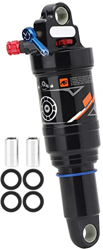 MasYosh Mountainbike-Stoßdämpfer, Luftdruck Einstellbar mit Rückprall- und Dämpfungskontrolle, für -Fahrradzubehör 165 Mm, 190 Mm, 200 (165MM)