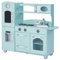 Teamson Kids Mint Wooden Toy Kitchen with Fridge Freezer and Oven TD-11414M