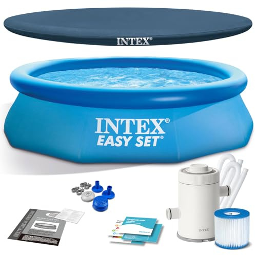 Intex Kit Piscine Quick up 28122 4 en 1 Ø 305 x 76 cm Piscine de Jardin