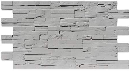 Decoresin Finta Pietra Moderna Ricostruito in Polistirolo Resinato (Grigio)