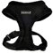 Puppia Hundegeschirr für kleine und mittelgroße Hunde - Terry Harness A - verstellbar und komfortabel Schwarz M (1er Pack)