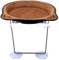 TOPINCN Cat Hammock Window-Mounted Cat Perch Bed With Suction Cup Space Saving Hanging Nest Resting Seat Pet House Windowsill Hammock(Coffee)