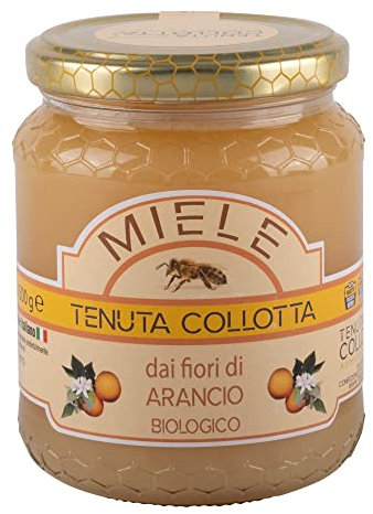 Tenuta Collotta® - Miel d'Orange Biologique 500g - 100% Italien - Produit en Sicile
