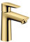 hansgrohe Wasserhahn Talis E (wassersparende Armatur mit hohem Auslauf 110mm, Zugstangen- Ablauf), Polished Gold Optic