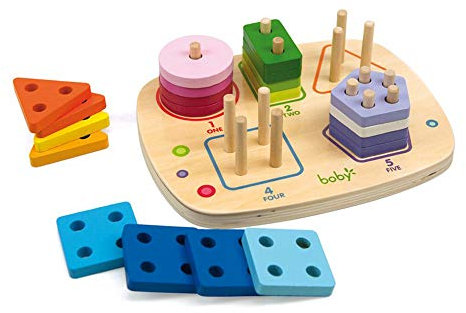 Andreu Toys BB0305 Fraktionssortierer aus Holz Spielzeug
