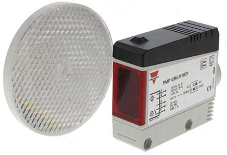 Fotocelula Profesional de Espejo multitension JFE SP. 240V / 24V. JFE SP Fotocélula infrarroja Exterior reflexiva 12 Metros. Universal para Cualquier Tipo de Puertas de Garaje