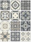Panorama Azulejos Adhesivos Cocina Baño Pack de 72 Baldosas de 10x10cm Modelo Hidráulico Gris - Revestimiento de Paredes - Cenefas Adhesivas