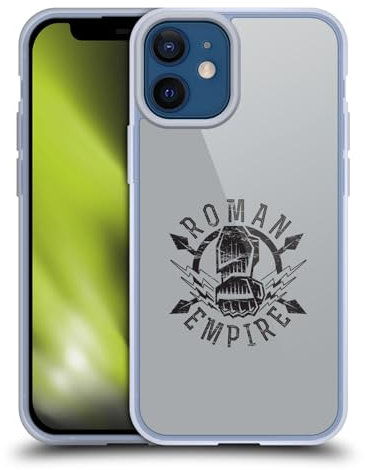 Head Case Designs Offizielle WWE Schlagen Roman Reigns Soft Gel Handyhülle Hülle kompatibel mit Apple iPhone 12 Mini