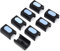 Design61 PTFE 8er Set Gleiter für Stühle Freischwinger Stuhlgleiter Ø 20-22 mm Möbelgleiter Klemmschalengleiter