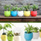 10 piccoli vasi per piante in plastica colorata vasi da fiori per interni per ufficio casa scrivania