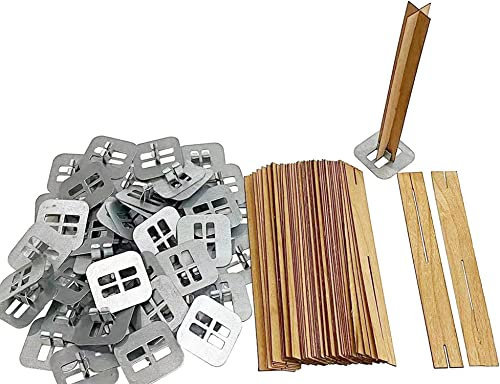 PXBBZDQ Holzdochte für Kerzenherstellung, 75 Stück, knisternde Holzkerzendochte für Kerzen (25 Sets)