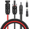 Thlevel Solar Panel Cable to DC 8mm / 5.5x2.1mm / 4.0x1.7mm Solars Plug and Socket to Adapter Waterproof 1.8 Meter 16AWG Converter for Connecting Generators