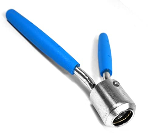 Flaschen mit Drehverschluss versiegeln: Kapselversiegler/Siegelpresse manuell für Alu Handschraub-Verschlüsse mit Originalitäts-Ring (passt nur auf PP 18mm)