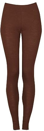 Dilling Damen Leggings aus Merinowolle Kortenrot 42