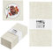 Domisyee 6er Pack Musselin Servietten - 40 x 40 cm Leinen Stoffservietten in Beige - Rustikale Dekorative Tischservietten für Hochzeit, Partys, Weihnachten, Geburtstag, Abendessen