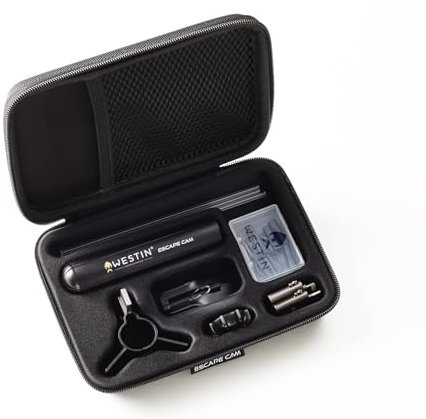 Westin Escape Cam Underwater Camera | Underwater Fishing Camera Lightweight Complete Set, Black