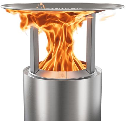 Solo Stove Mesa XL Wärmeverteiler | Erweitert den Wärmeradius um 60 cm, Outdoor Heizstrahler, Robustes Tischkamin Zubehör mit Tragetasche, Bis zu 14°C mehr Wärmer Edelstahl, Dm.: 26,7 cm, 3,2 kg