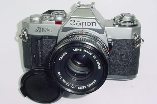 AV-1 35mm Film SLR Manual Camera for Canon AV-1 AV1 with 50mm F/1.8 FD Lens