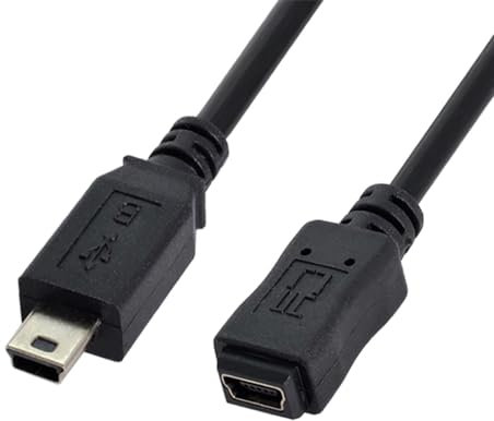 NFHK USB 2.0 Hi Speed Mini USB 5Pin Male to Female Extension Adapter Cable 50cm
