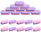 Nail Buffer Blocks 20 Pieces Double-Sided Mini Nail Files for Natural Nails and Acrylic Gel Nails, Portable Manicure Tools for Buffing, Pink and Purple
