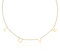 Franzy Munich Schmuck Halskette Damen - Geschenke für Frauen LOVE - aus langlebigem Edelstahl mit 18 Karat Vergoldung – wasserfeste Halskette mit Buchstaben – 42-48cm Länge verstellbar