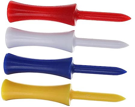 VANZACK 100stücke Gummi-tees Matten-tees Castle-tees Zubehör Für Driving Range Und Übungen Im Innen Und Außenbereich