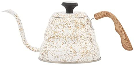 MYVVKIA Gooseneck Kettle - Pour Over Coffee Kettle with Thermometer - Precision-Flow Spout - for Coffee and Tea All Stovetops 500ML