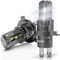 KATUR H4 Halogen Lampen, +500% 6000K Weiß 18000LM 90W Auto Lampe H4 Abblendlicht und Fernlicht H4 Halogen Scheinwerferlampe H4 9003 HB2 Halogen Glühbirne, 2 Stück