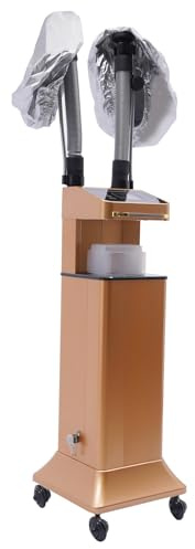 220V, 50Hz,650W Multifunktionale Haarfärbemaschine, Nano-Haar-Dampfer, Haaröl-Maschine Ultraschall-Nanopflege - Gold,für Dauerwellen bei niedriger Temperatur, Haarfärben mit Dampf und Haarpflege