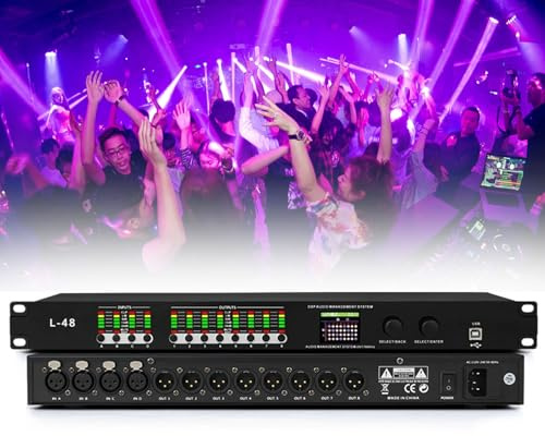 Professioneller Digitaler Audioprozessor, 32-bit-karaoke-prozessor Mit 16 Vorgeführten Modi, Pc-schnittstelle, Verhindern Howling, Dsp-lautsprecher-geräte-lautsprecher Für Home Reverberator, Bühne