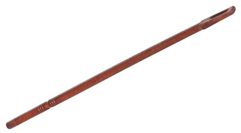 Reinigungsstab aus Massivholz für Flöte und Klarinette, Tragbar | Holz, Reinigt Staub und Flecken Sanft, Schont Oberflächen, für Blasinstrumente, 1 Stück, Rot