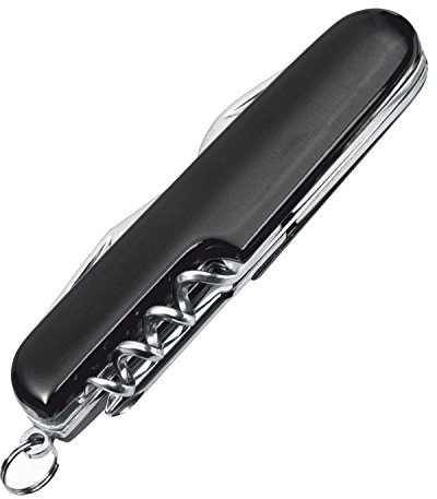 Edles 7-teiliges Aluminium Multitool / Schwarz