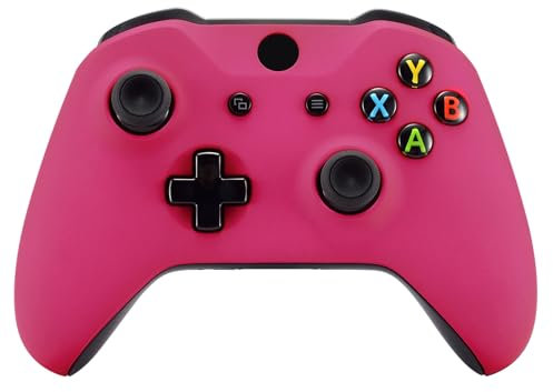 eXtremeRate Cover Joystick per Xbox One S X Controller,Custodia Copertura Frontale Scocca Guscio Ricambio per Xbox One S X Controller Model 1708-Fucsia