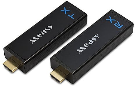 measy Wireless HDMI Transmitter and Receiver HDMI Wireless Extender, for transmiting aduio video from PC/set tv box/to TV/Projector/Monitor (W2H NANO)
