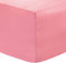 Deep Fitted Bed Sheets Easy-Care Non-Iron Percale 10'' / 25CM Fitted Sheet, King - Pink