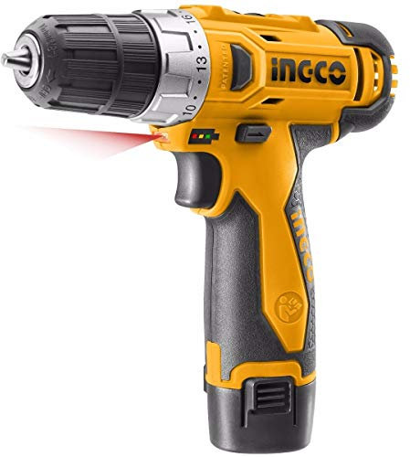 Perceuse Visseuse 12 V ingco CDLI228120 batterie incluse sans fil