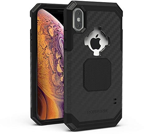 Rokform Rugged [iPhone XS MAX] Military Grade Magnetic Protective Case with Twist Lock for iPhone X - Black