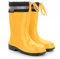 Lemigo Unisex Bambini Stivali in Gomma con Polsino Stivali da Pioggia Scarpe da Pioggia KIM 20-35 EU (Giallo, 31)