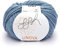 ggh Linova | Baumwolle mit Leinen Mischung | 50g Wolle zum Stricken oder Häkeln | Farbe 045 - Graublau