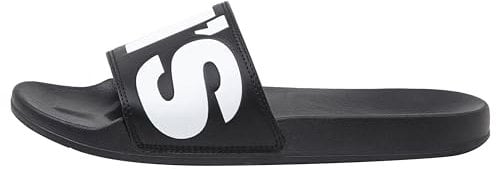 Levi's June L, Chanclas Hombre, Negro (Regular Black), 44 Eu