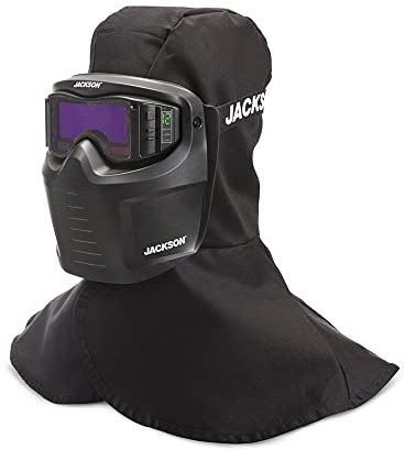 Jackson Safety Rebel ADF Welding Mask, True Color Technology, Wrap Around Protection, ADF System, Flame Resistant, 46200