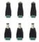 CHUNGHOP 6PCS 12V DC Screw Terminal Plug Connector (3 x Male + 3 x Female) Power Jack Adapter Wire Ends Plug Barrel Adapter for Led Strip CCTV Security Camera