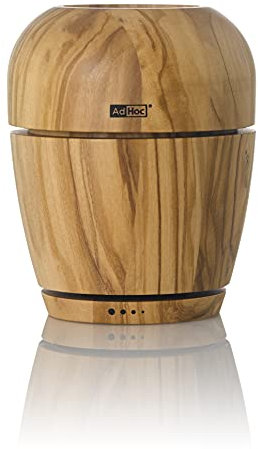 AdHoc MP602 Pfeffer- oder Salzmühle WISH, Keramik Mahlwerk CeraCut®, Olivenholz/Glas